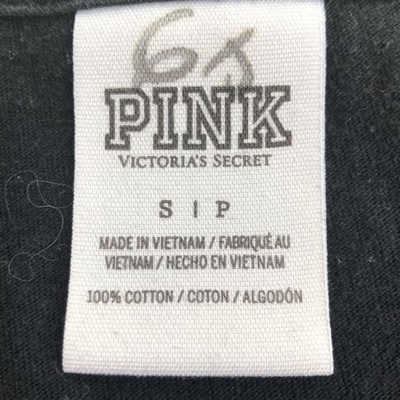 Pink Victoria’s Secret sequin embellished oversized t-shirt - Picture 6 of 6